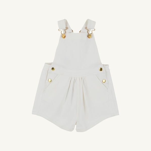 Channing Choo Choo Overalls - Worth Avenue White