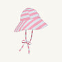 Cissy Sunhat - Caicos Cabana Stripe (Hamptons Hot Pink)