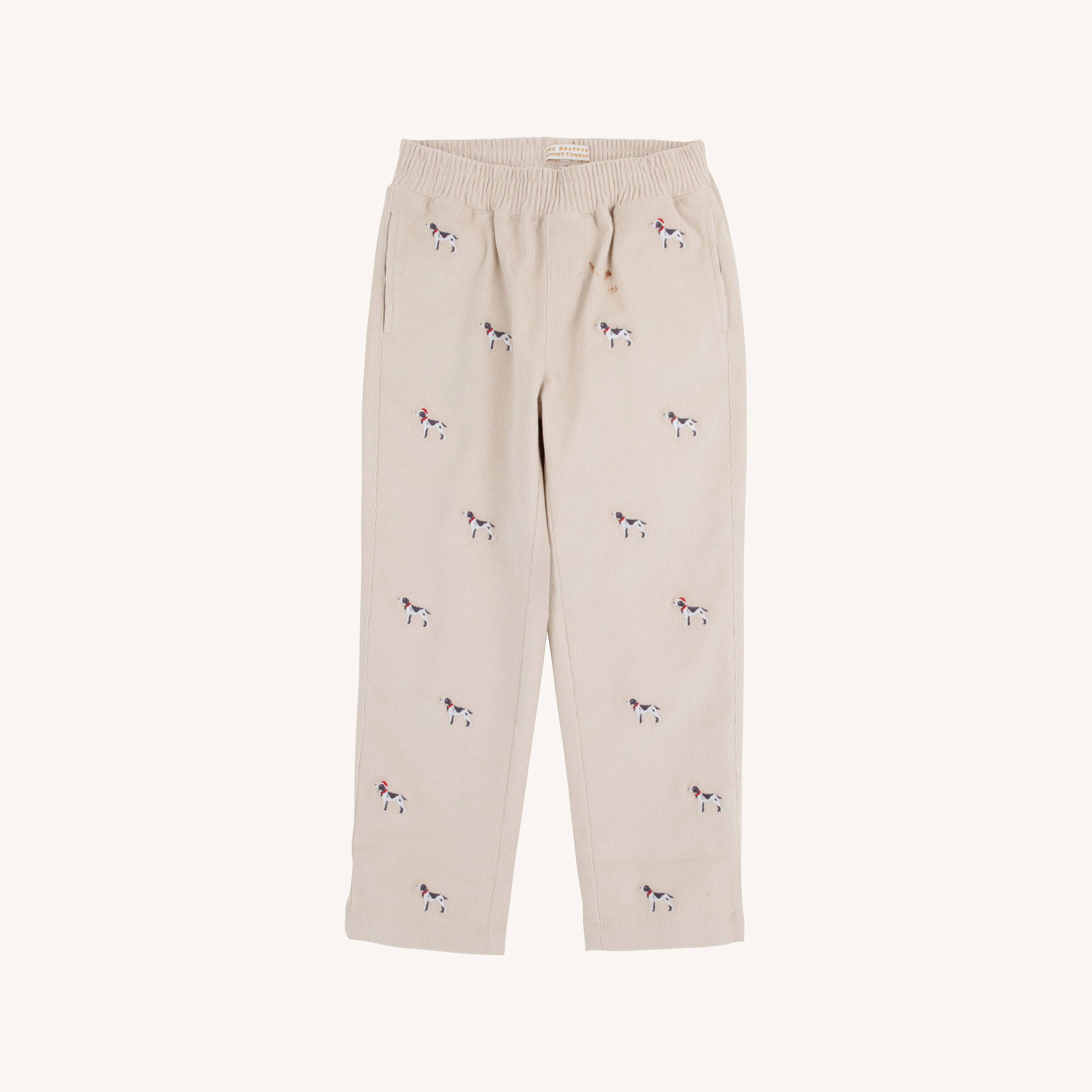 Critter Sheffield Pants (Corduroy) - Osprey Oatmeal Richmond Red Stork