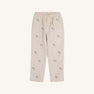 Critter Sheffield Pants (Corduroy) - Osprey Oatmeal Richmond Red Stork & Santa Dog Embroidery