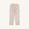 Critter Sheffield Pants (Corduroy) - Osprey Oatmeal Richmond Red Stork & Santa Dog Embroidery