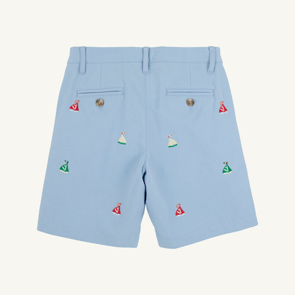 Critter Charlie Chino's - Beale Street Blue with Sailboats