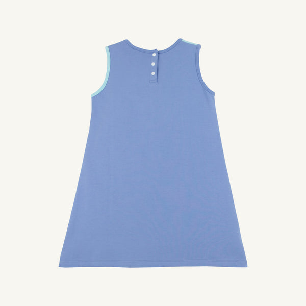 Daisy Dress - Belhaven Blue, Worth Avenue White & Barbados Blue