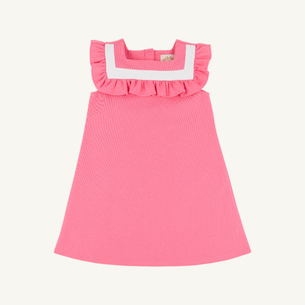 Darla Dress - Romany Rose with Worth Avenue White