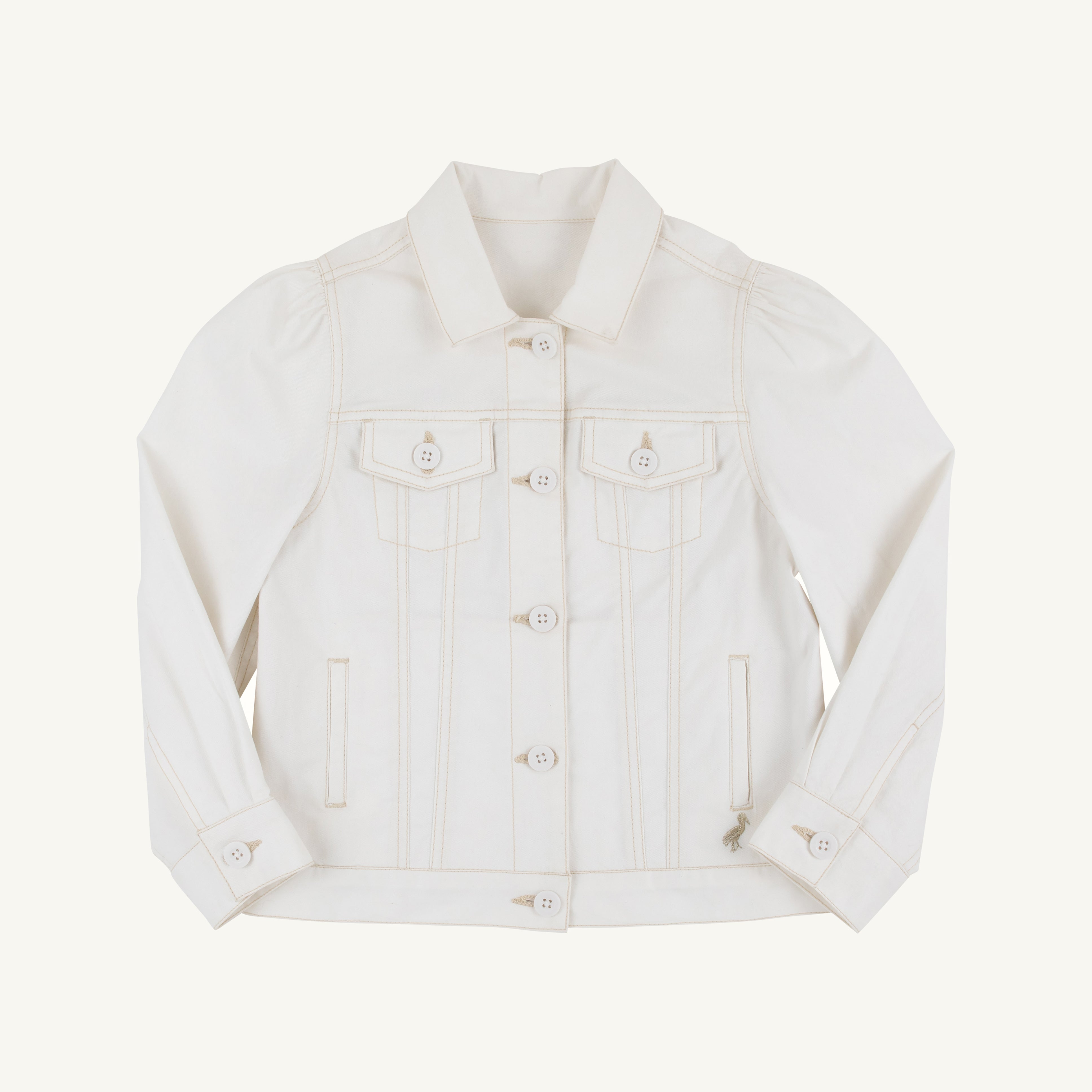 Darley's Denim Jacket - Worth Avenue White