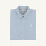 Dean's List Dress Shirt - Barrington Blue Tally Ticking Stripe with Worth Avenue White