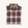 Dean's List Dress Shirt (Flannel) - Charlie Place Plaid with Grandison Rd. Gray Stork