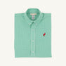 Dean's List Dress Shirt - Gibson Island Green Mini Gingham with Richmond Red Stork
