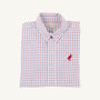 Dean's List Dress Shirt - Lake Powell Plaid with Richmond Red Stork