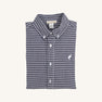 Dean's List Dress Shirt - Navy Grove Gingham with Worth Avenue White Stork
