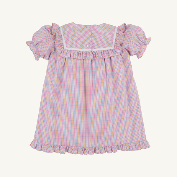 Debbie Dress - Woodstock Park Plaid with Worth Avenue White