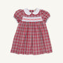 Dollie Mae Dress - Woodspoint Plaid with Worth Avenue White
