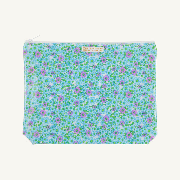 Dutchess Ditty Bag - Fitzroy Floral with Valley High Violet and Worth Avenue White