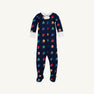 Fallon Footie Pajamas - Hut! with Worth Avenue White