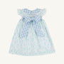 Franny Frock - Franklin Flowers with Barrington Blue Check