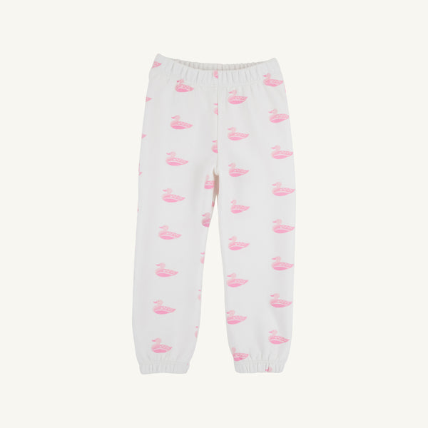 Gates Sweeney Sweatpants - Merrimack Quack Quacks (Palm Beach Pink) with Hamptons Hot Pink