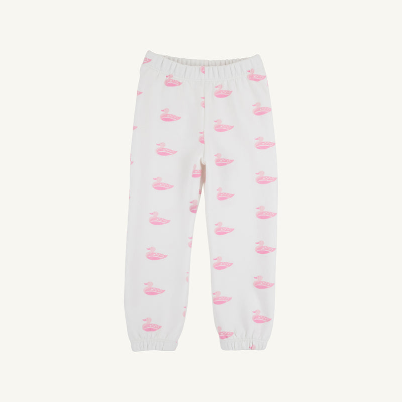 Gates Sweeney Sweatpants - Merrimack Quack Quacks (Palm Beach Pink) with Hamptons Hot Pink