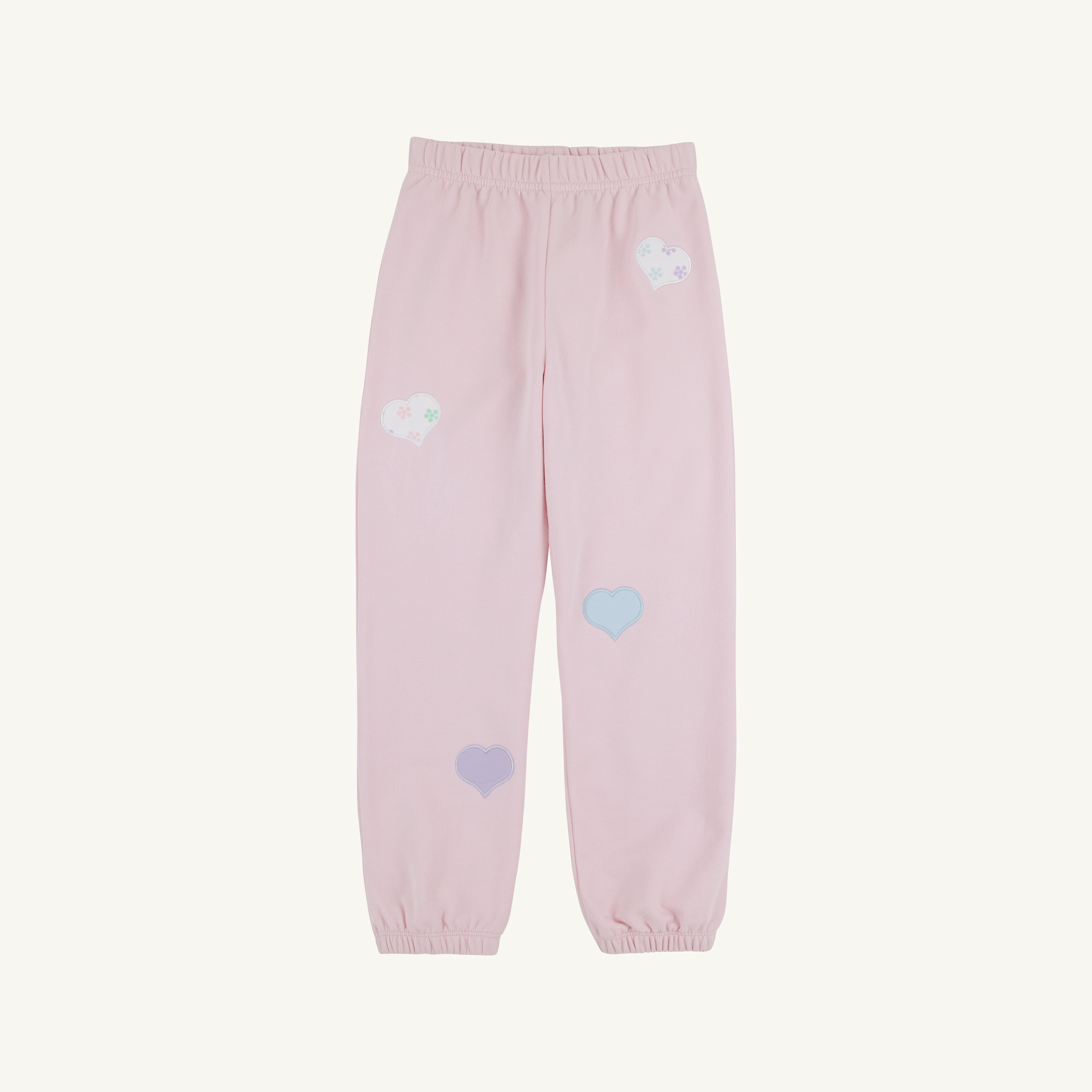 Gates Sweeney Sweatpants - Palm Beach Pink with Hearts