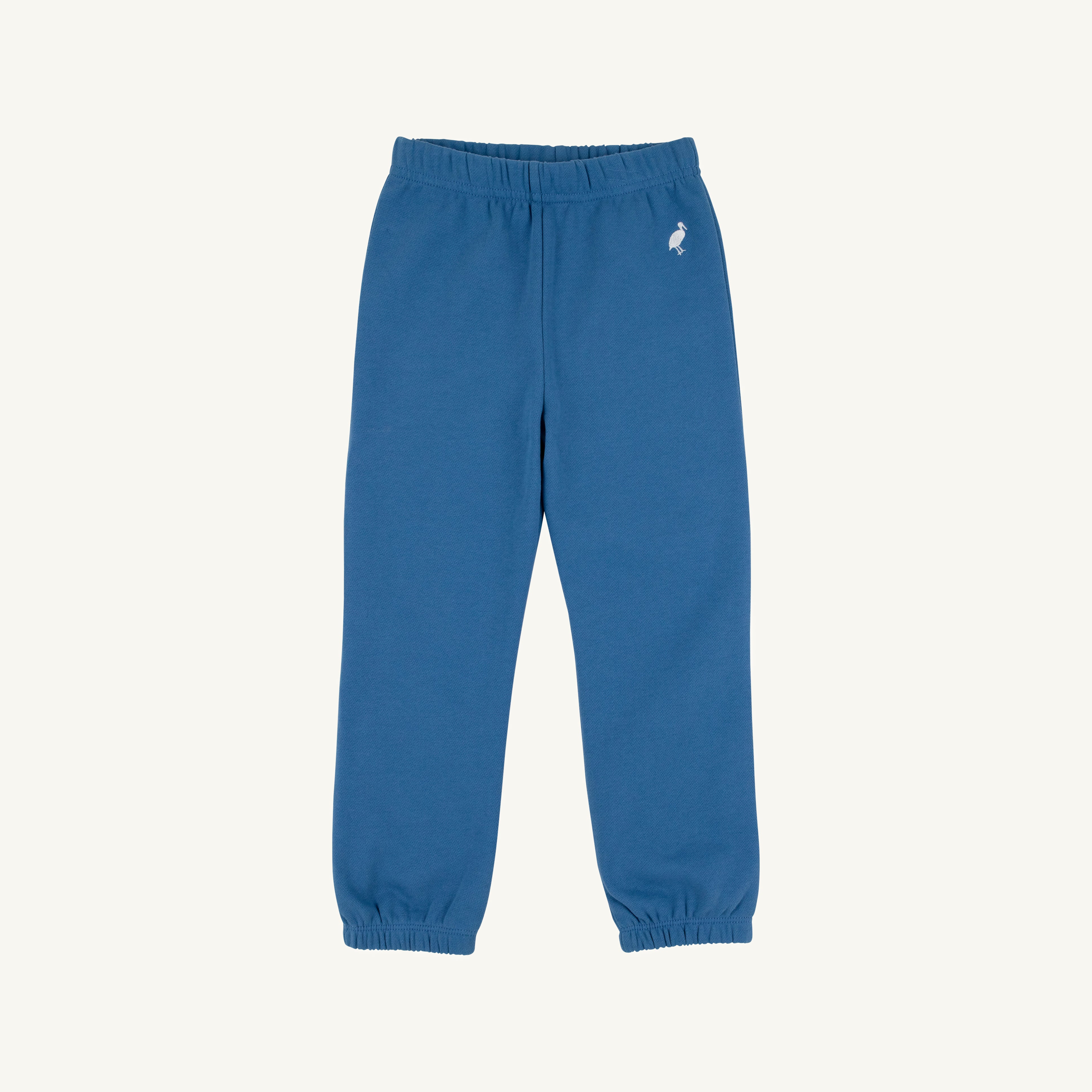 Gates Sweeney Sweatpants - Wood Boat Blue with Worth Avenue White Stork