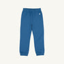 Gates Sweeney Sweatpants - Wood Boat Blue with Worth Avenue White Stork