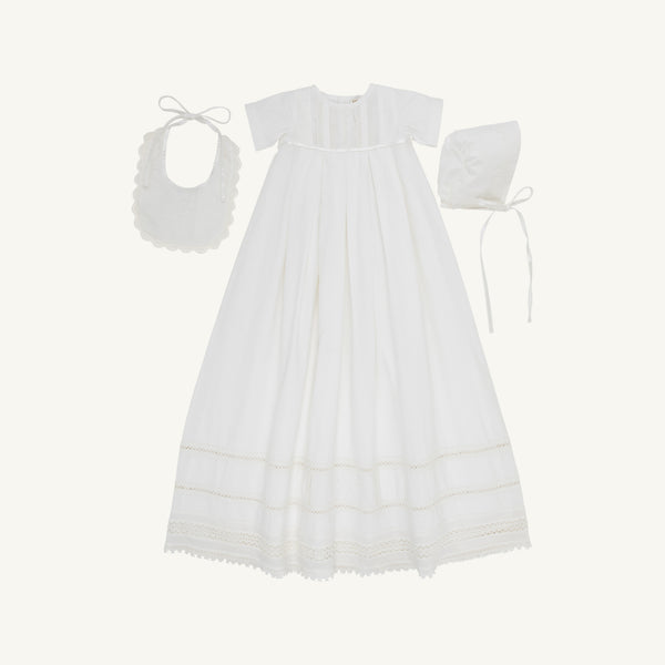Grandccasion™ Blessed Christening Gown Set - Worth Avenue White