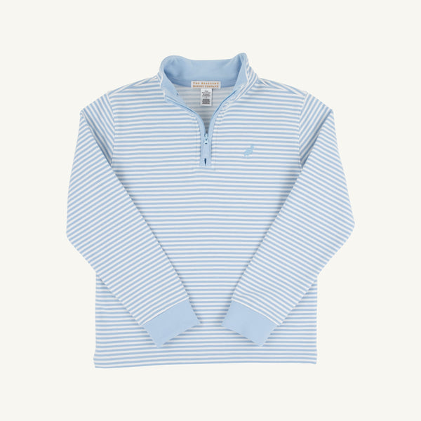 Hayword Half-Zip - Beale Street Blue Stripe with Beale Street Blue Stork
