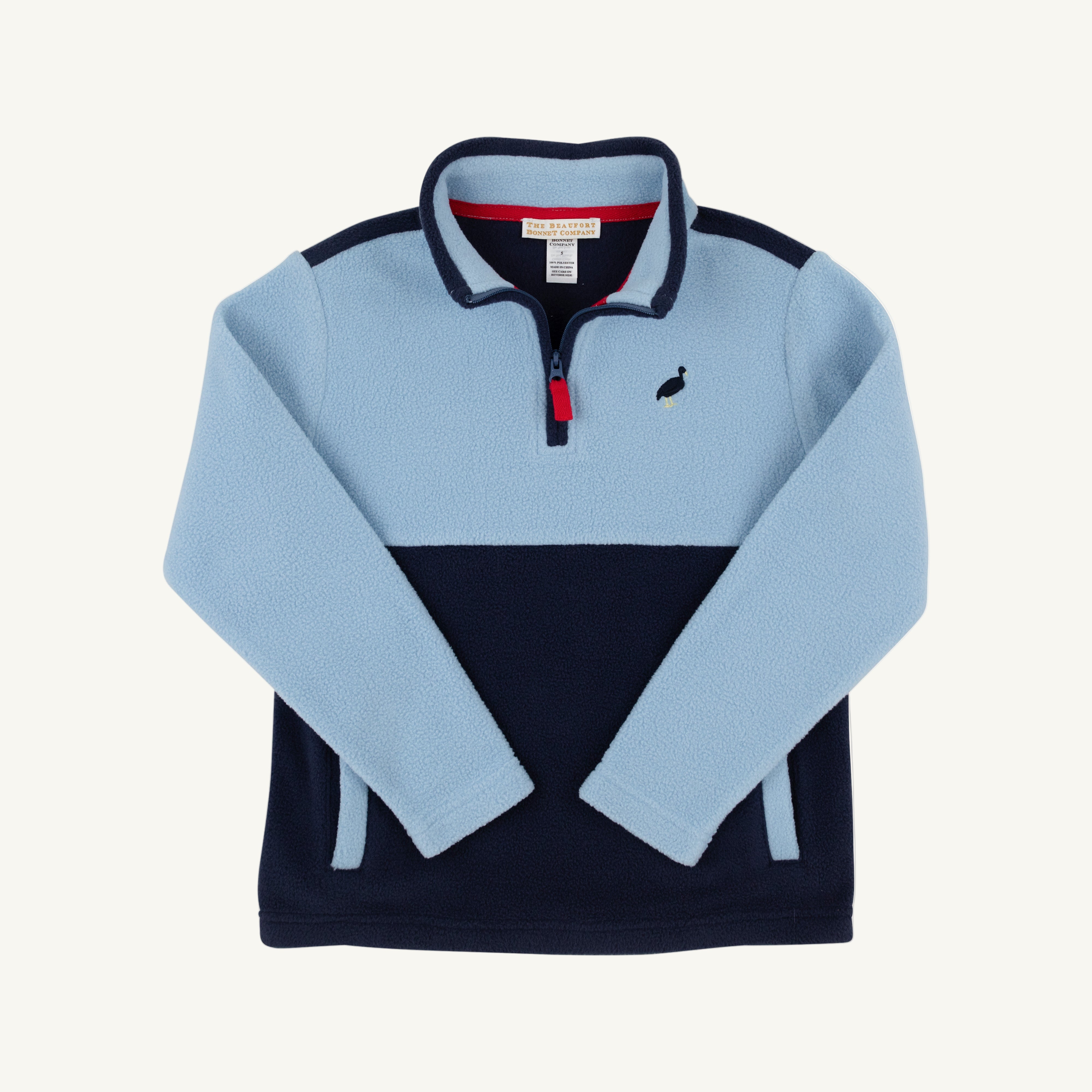 Hayword Half-Zip (Fleece) - Barrington Blue with Nantucket Navy