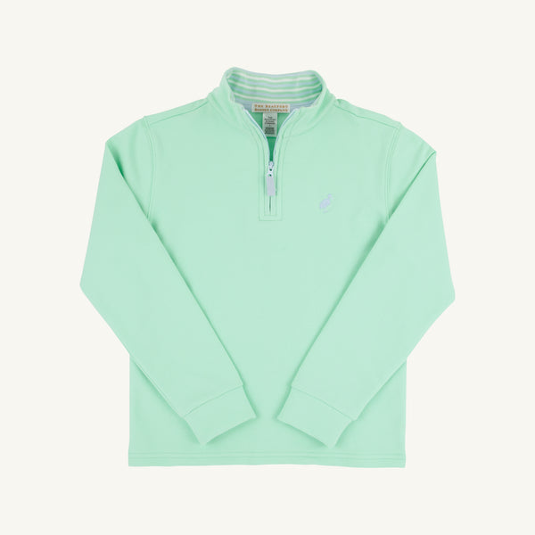 Hayword Half-Zip - Grace Bay Green with Buckhead Blue Stork
