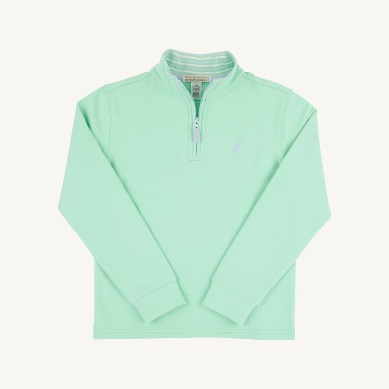 Hayword Half-Zip - Grace Bay Green with Buckhead Blue Stork