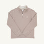 Hayword Half Zip - Palmetto Pearl & Gray Bay Brown Stripe