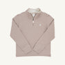 Hayword Half Zip - Palmetto Pearl & Gray Bay Brown Stripe