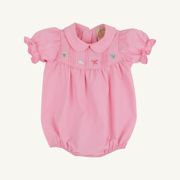 Holly Bea Bubble - Pier Party Pink with Bunny & Bow Embroidery