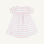 Holly Day Dress - Pier Party Pink Stripe with Pier Party Pink