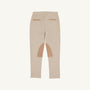 Horse Tack Trousers - Keeneland Khaki with Cape Elizabeth Camel