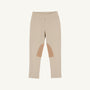 Horse Tack Trousers - Keeneland Khaki with Cape Elizabeth Camel
