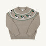 Isaac's Fair Isle Sweater - Keeneland Khaki with Duck Motifs