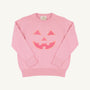 Isabelle's Intarsia Sweater - Sandpearl Pink with Pumpkin Face