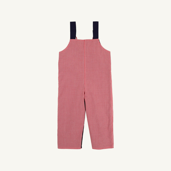 Ivy League Longall - Richmond Red Mini Gingham with Nantucket Navy