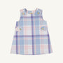Janie Jumper - Peach Blossom Plaid with Palm Beach Pink