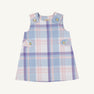 Janie Jumper - Peach Blossom Plaid with Palm Beach Pink