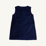 Jilly Jumper - Nantucket Navy Velveteen, a festive A-line kids outfit.