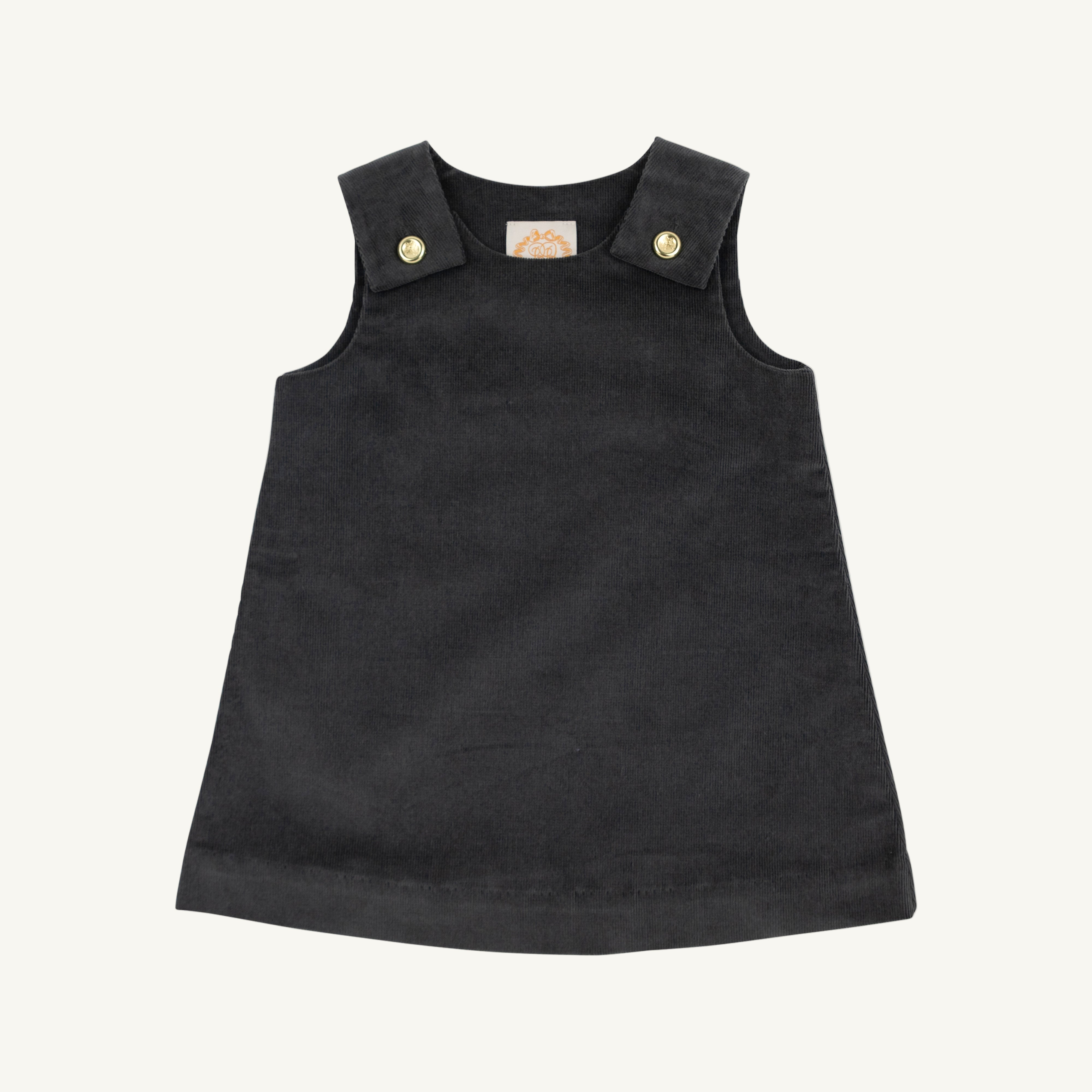 black corduroy jumper dress Juliet (Corduroy) Category_Ladies Clothing Color:Caramel finely textured fabric for LaDivine 7496C Plus Size