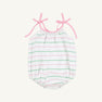 Junie B Bubble - Tradd Street Stripe with Pier Party Pink