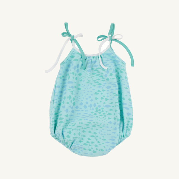 Junie B. Bubble - Sarasota School of Fish with Worth Avenue White & Turks Teal