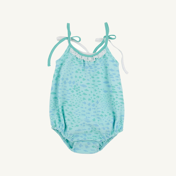 Junie B. Bubble - Sarasota School of Fish with Worth Avenue White & Turks Teal