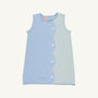 Kennedy Colorblock Jumper - Sarasota Sky & Old Greenwich Green