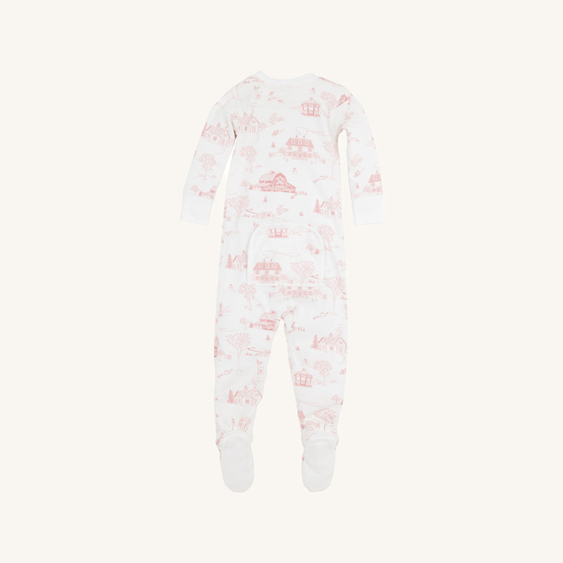 Knox's Night Night - York Town Toile with Worth Avenue White