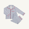 Lock's Little Set - Nantucket Navy Ticking Stripe wtih Richmond Red