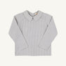 Peter Pan Collar Shirt & Onesie (Long Sleeve Woven) - Grantley Gray Windowpane
