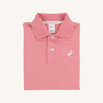 Long Sleeve Prim & Proper Polo & Onesie - Nantucket Red with Worth Avenue White